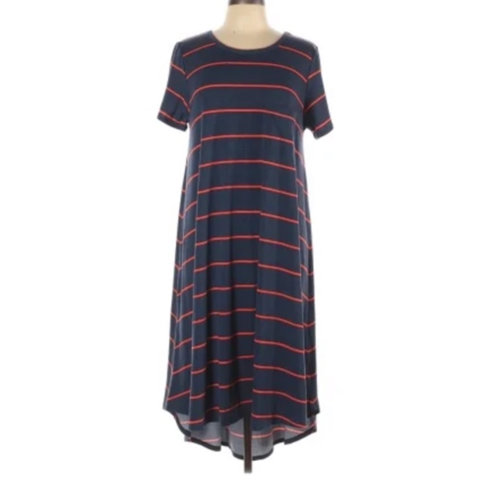 Lularoe blue and red casual dress! NWOT!